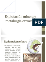Explotación minera y