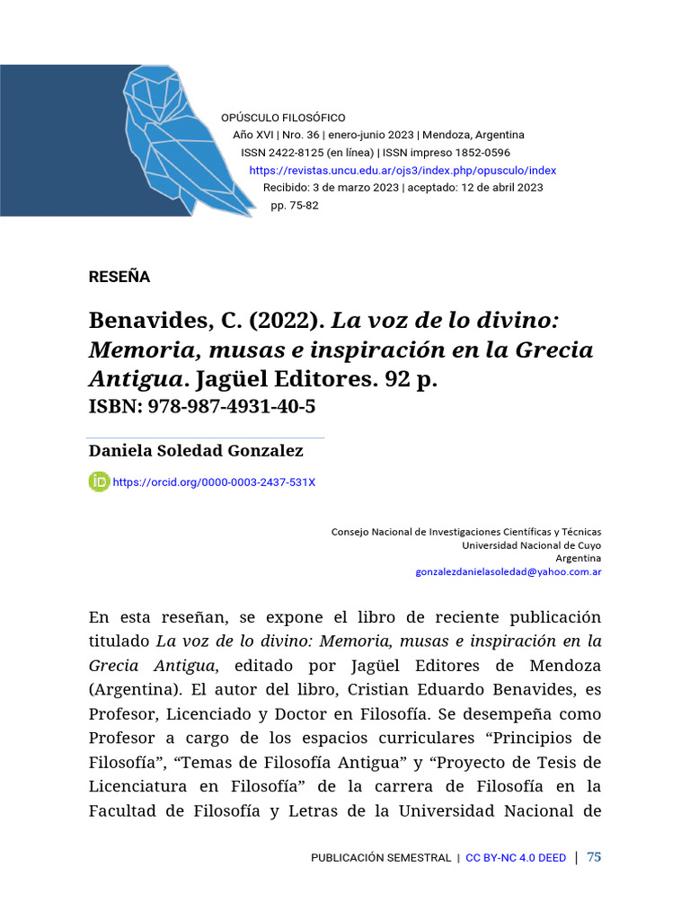 Reseña de 
