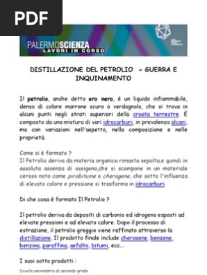 Distillazione Del Petrolio Guerra E Inquinamento