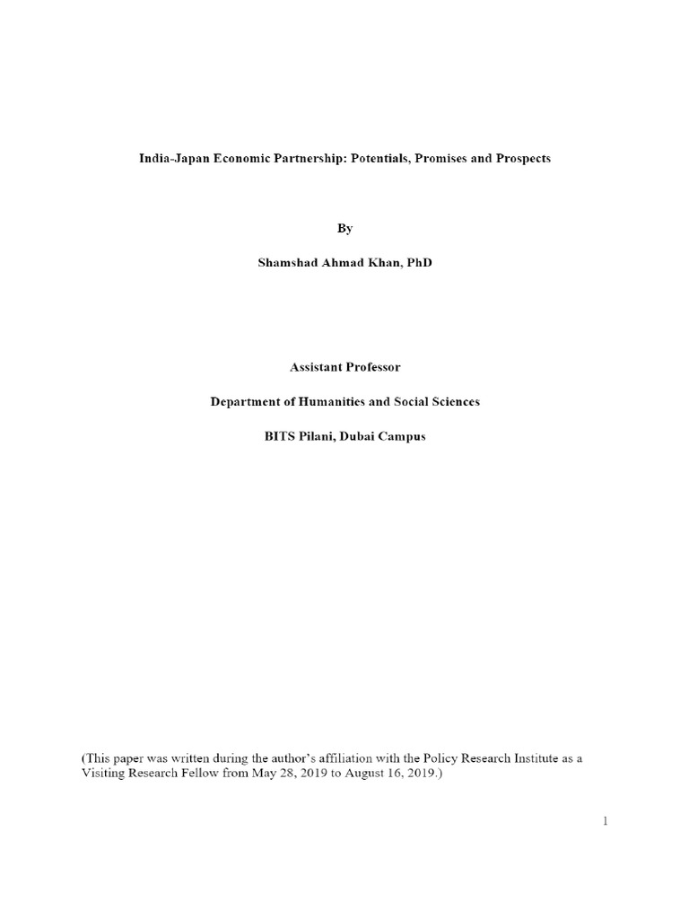 India Japan CEPA Bits | PDF