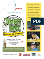 Jimmy Mac 2012 Sponsor Packet