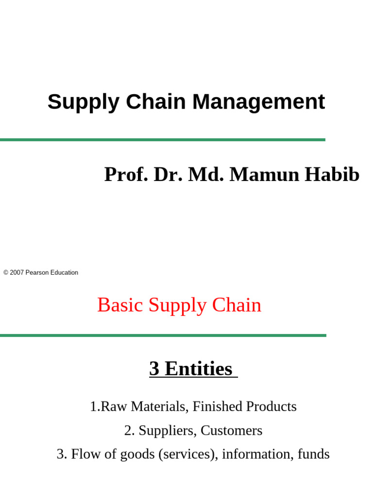 Session 3 - Supply Chain Management Basics Part 2 | PDF