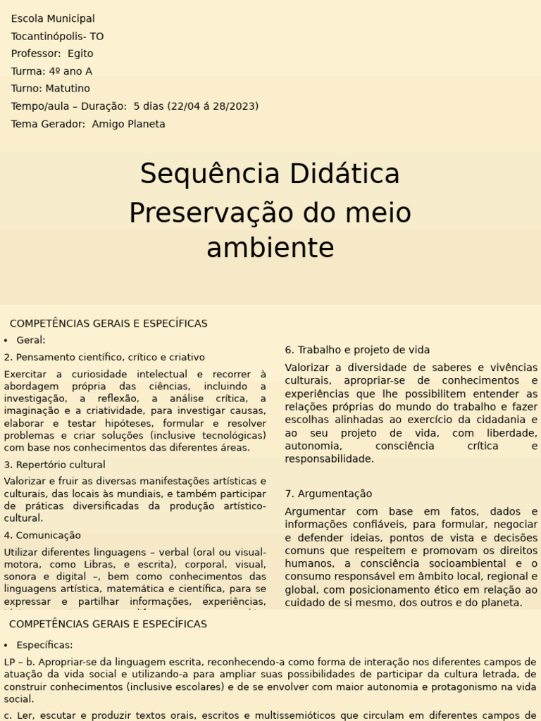Slide Sequencia Elia | PDF