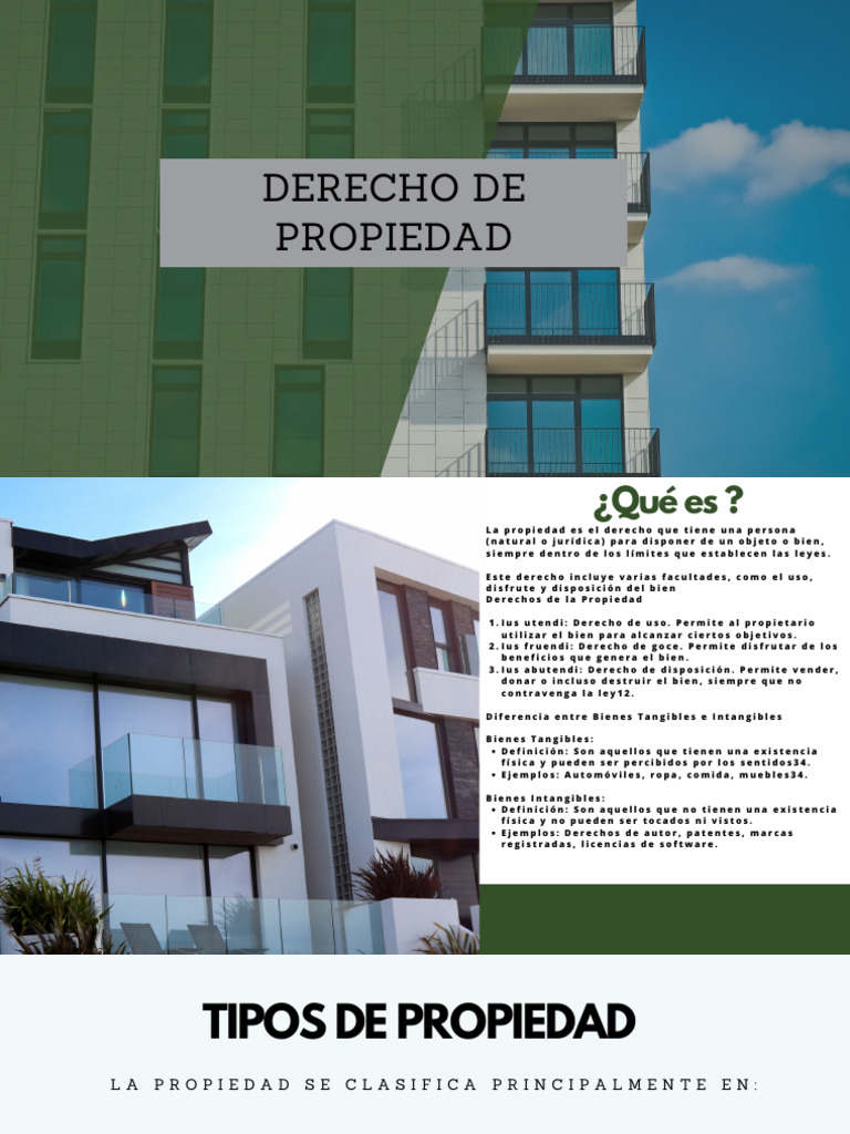 Conceptos Clave del Derecho de Propiedad | PDF | Propiedad | Derecho