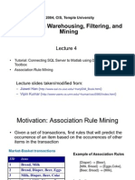 1. Association Rule Mining