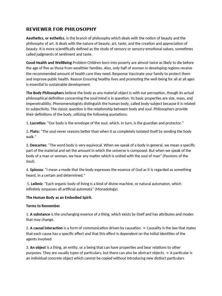 Reviewer For Philosophy | PDF