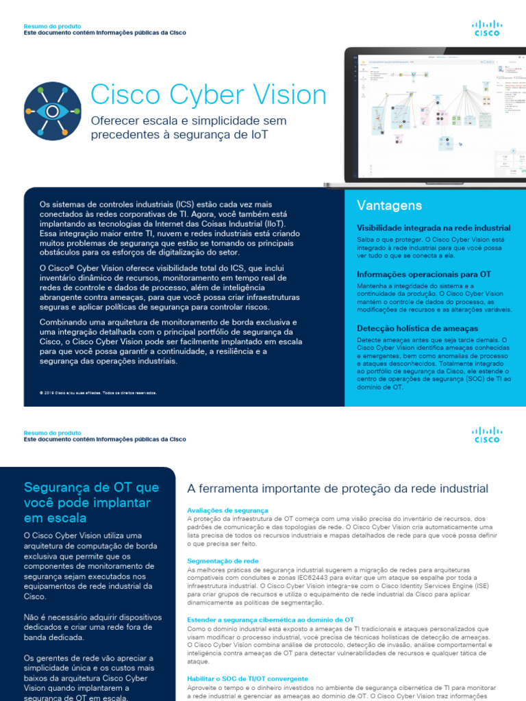 Cyber Vision Product Brief | PDF