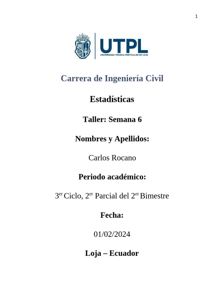 Taller Nro. 1 2B | PDF