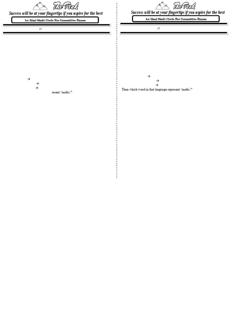 Coding-Decoding CT | PDF | Communication | Language Arts & Discipline