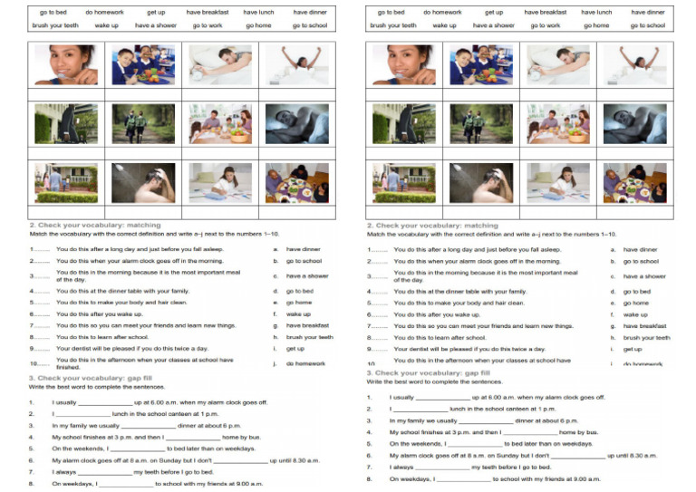 Daily Routines | PDF