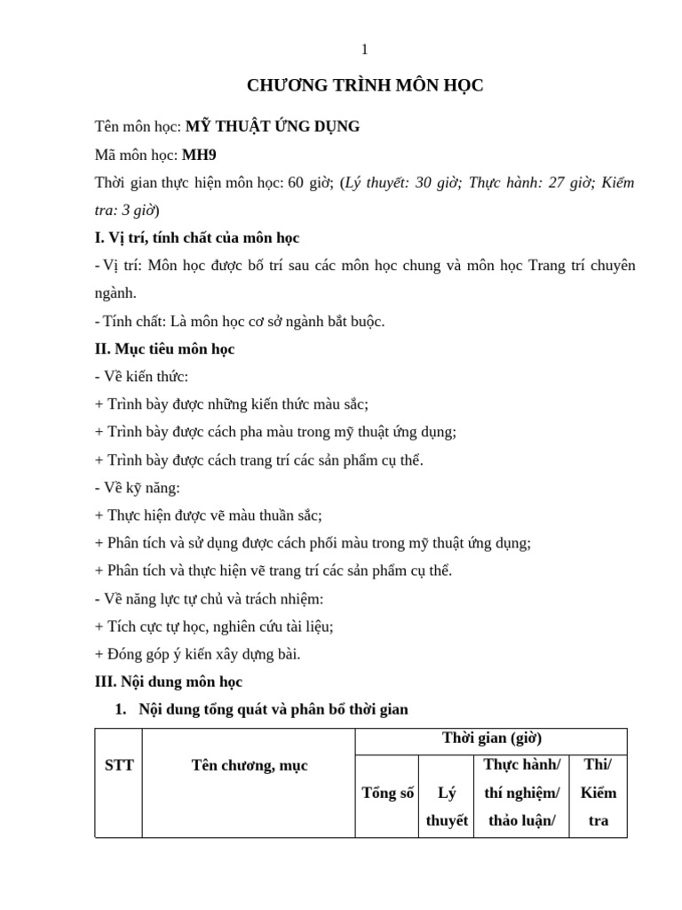 CTMH - My Thuat Ung Dung - 3TC | PDF