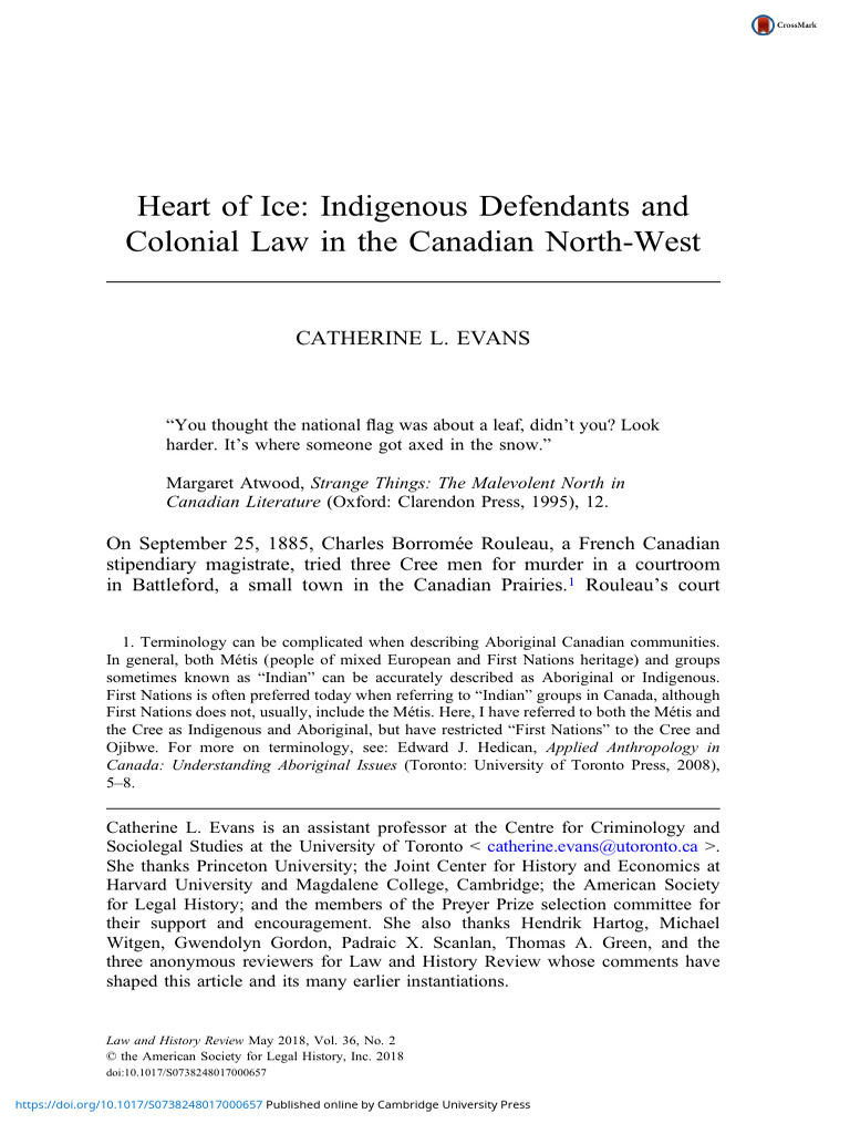 heartoficeindigenousdefendantsandcoloniallawinthecanadian
