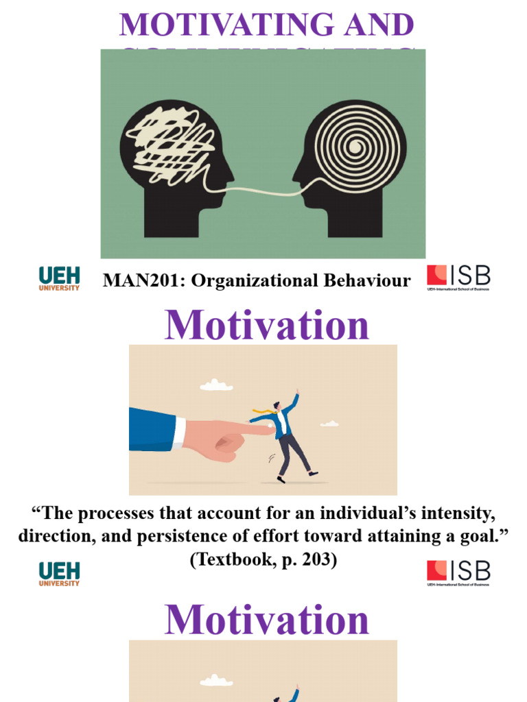 Session 6 - Motivating and Communicating | PDF