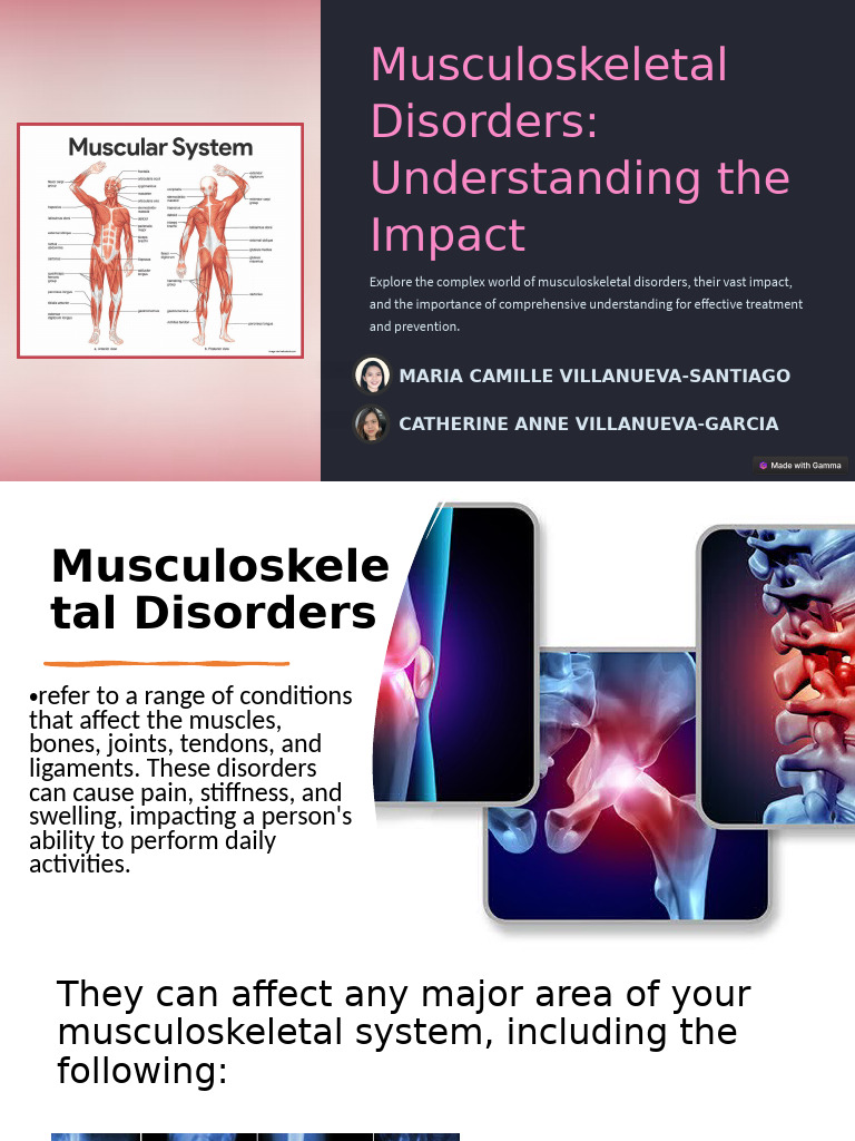 Impact of Musculoskeletal Disorders | PDF | Human Musculoskeletal ...
