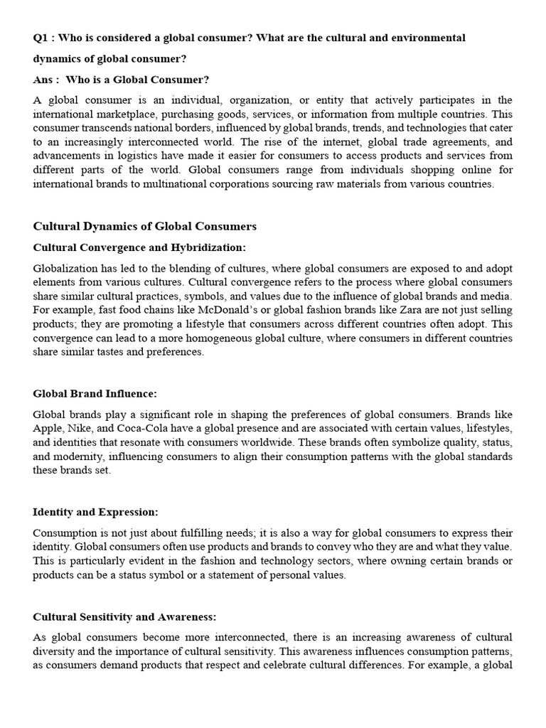 Consumer behaviour pdf
