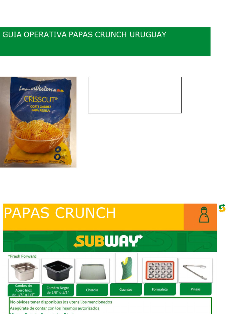 Papas Crunch | PDF