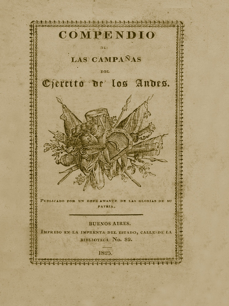 Compedio Campaña Del Ejercito de Los Andes | PDF