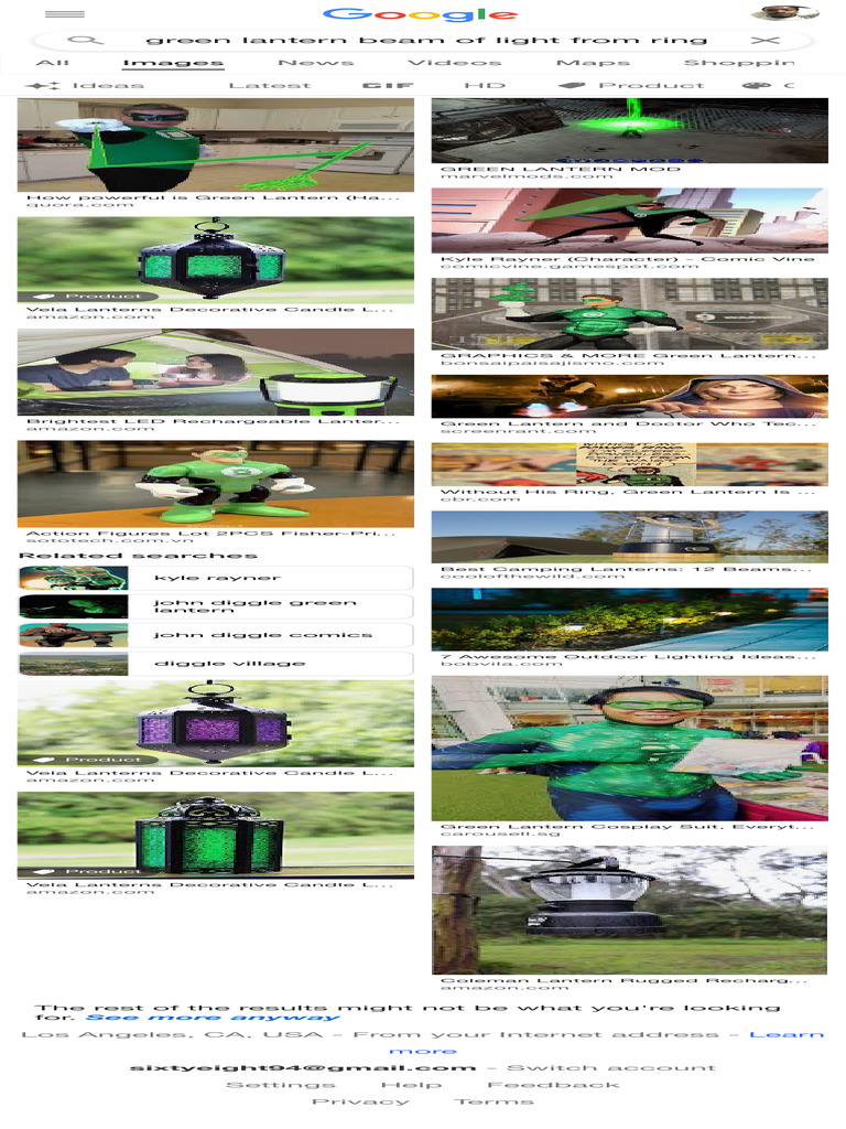 green lantern beam of light from ring Google Search PDF