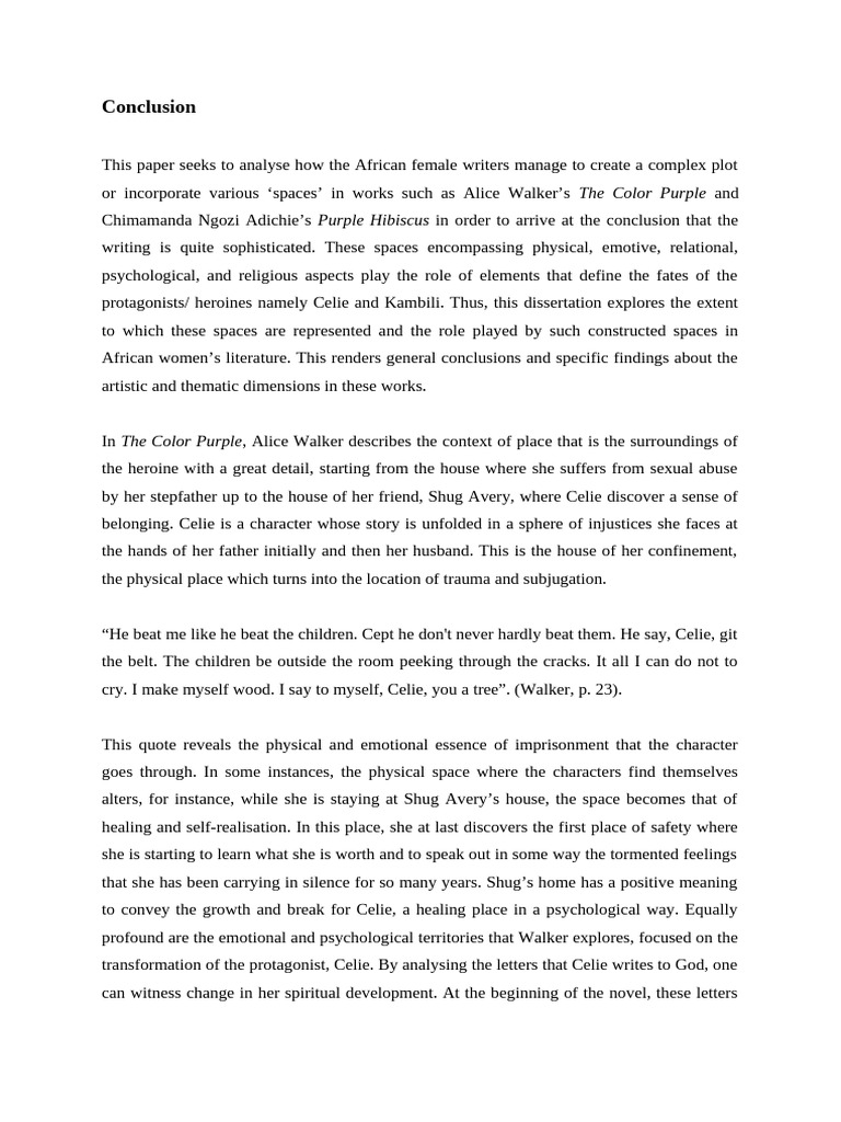 CH 4 Conclusion | PDF