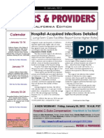 California Edition: Hospital-Acquired Infections Detailed