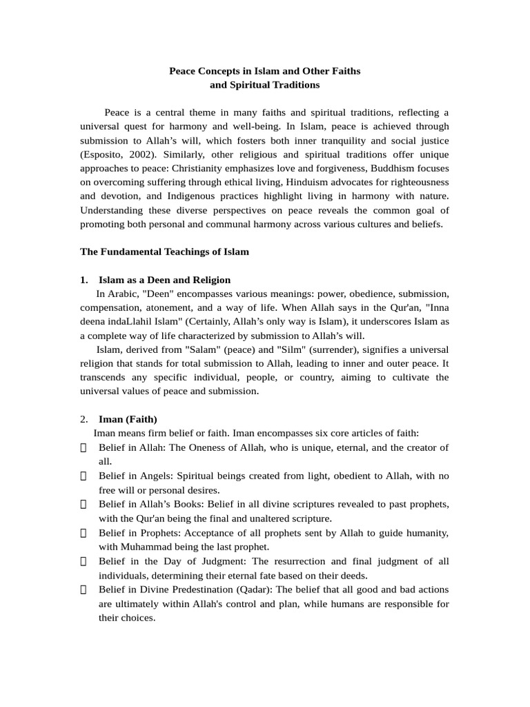 FPE101 Lesson 1 | PDF | Prophets And Messengers In Islam | Religion ...
