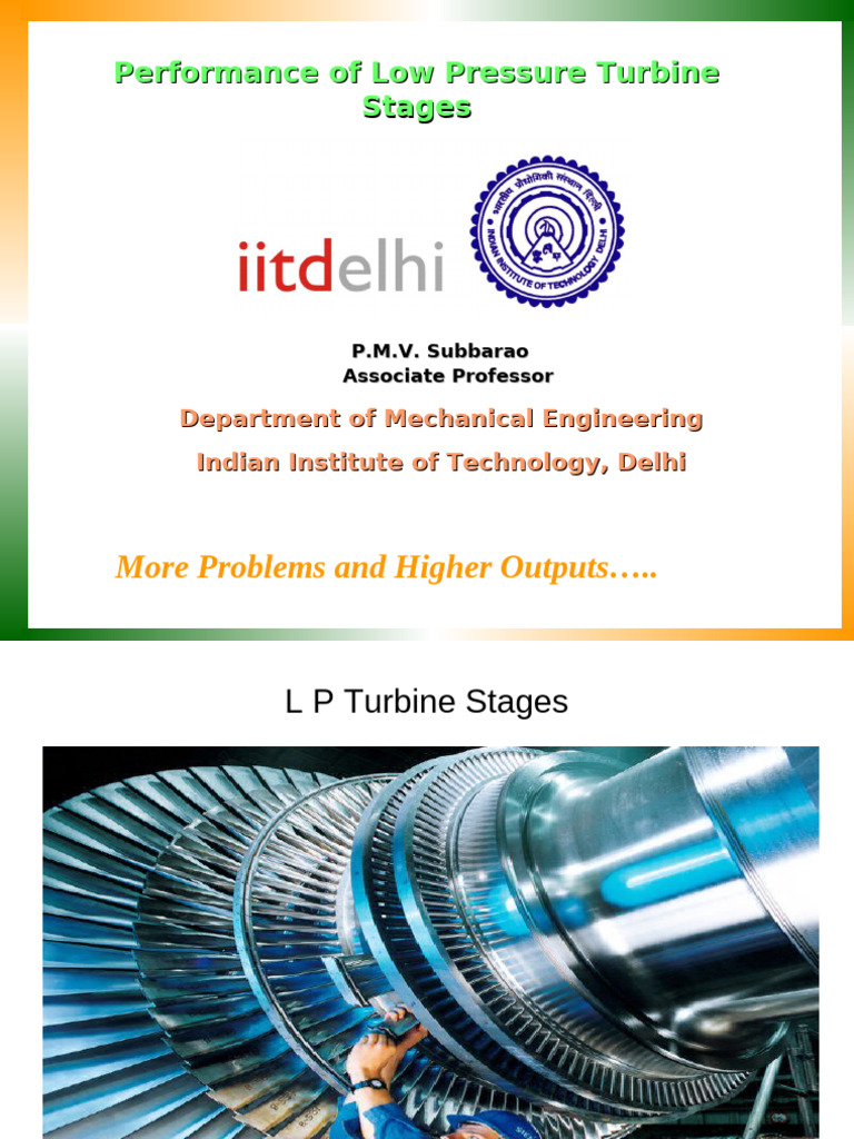 Performance of Low Pressure Turbine Stages | PDF