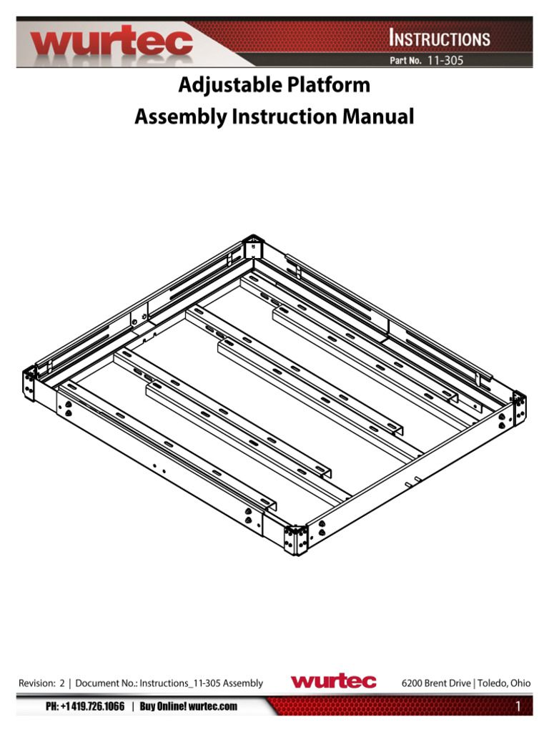 Adjustable Platform Assembly Guide | PDF