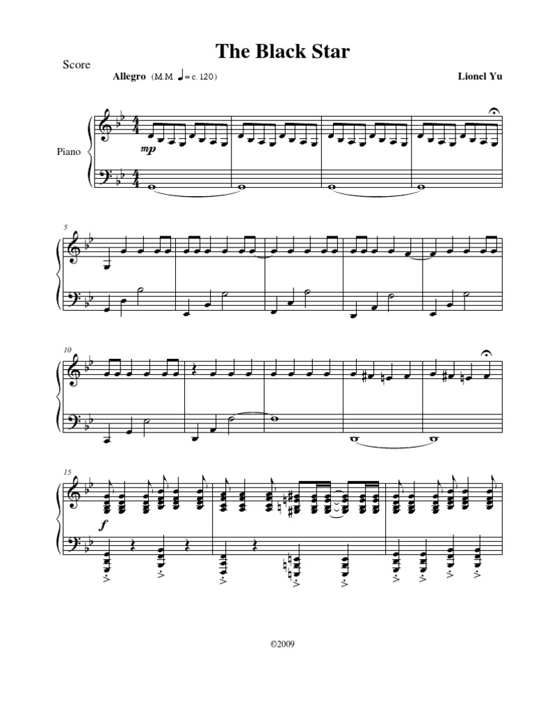 A Breathtaking Piano Piece Jervy Hou Notes