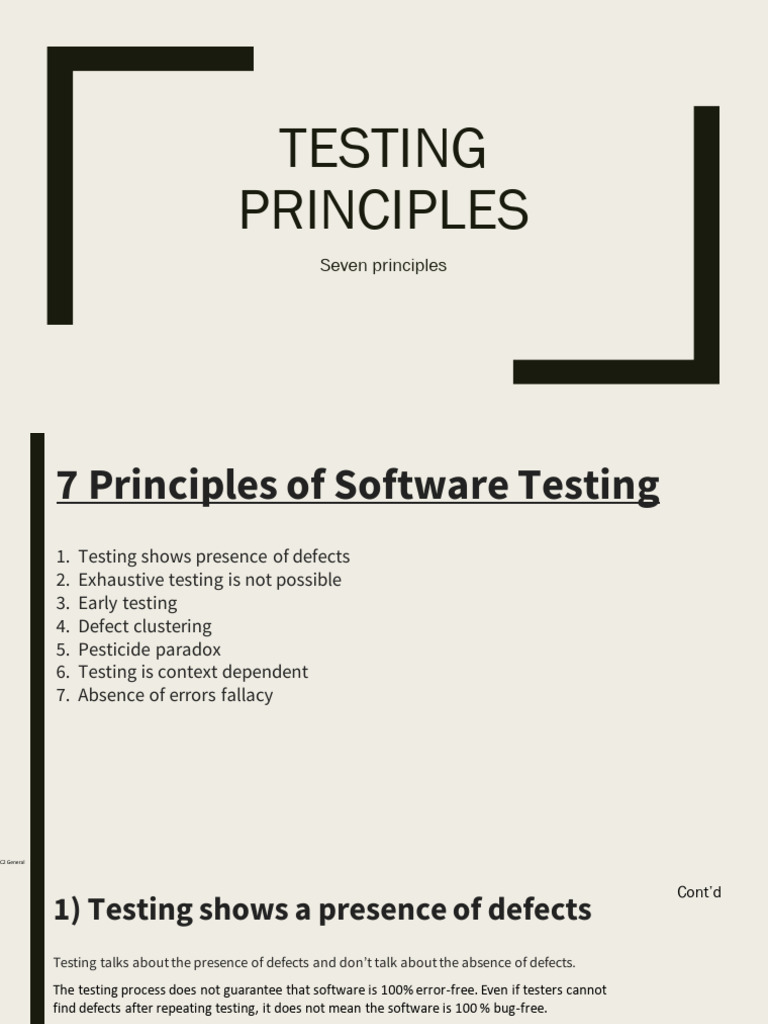 7 Principles of Software Testing 1669006237 | PDF