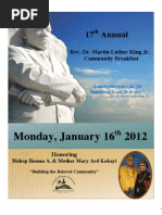 UAAMAC Martin Luther King Jr. Breakfast
