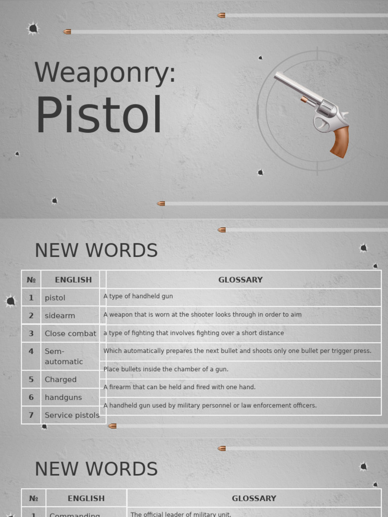 Pistol Pdf