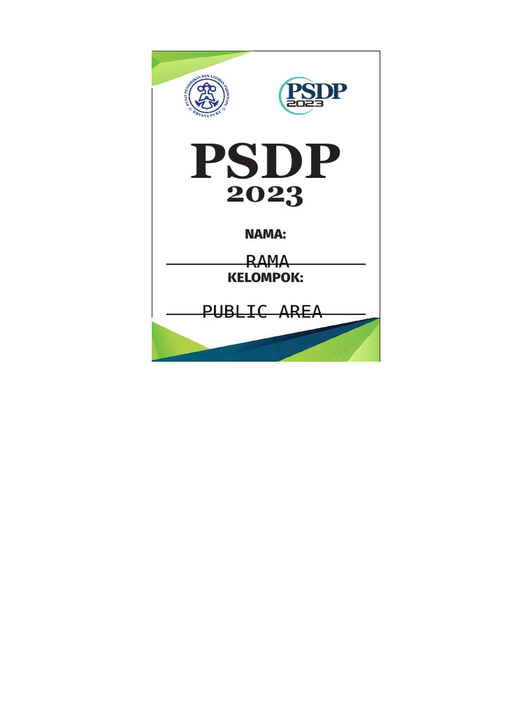 Name Tag PSDP PPLP 2023 | PDF