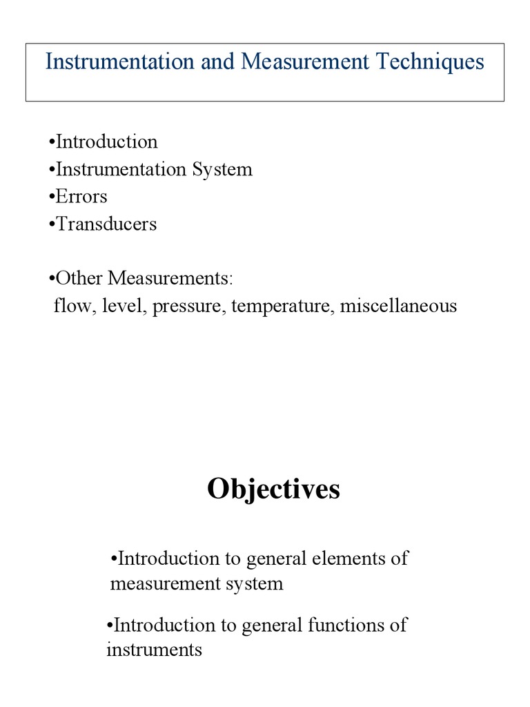 Introduction to Instrumentation Systems | PDF | Instrumentation | Sensor