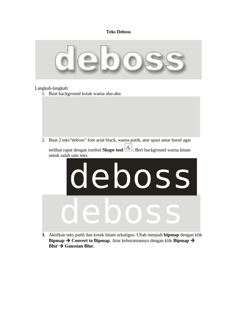 07 Tutor Deboss | PDF
