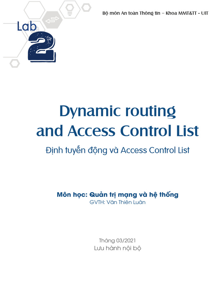 Lab 2 dynamic routing with ripv2 ospf and access control list pdf