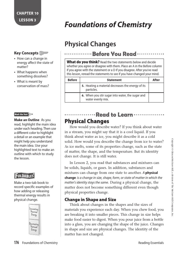 Kami Export - C10 - L3 - RC - Physical Changes | PDF