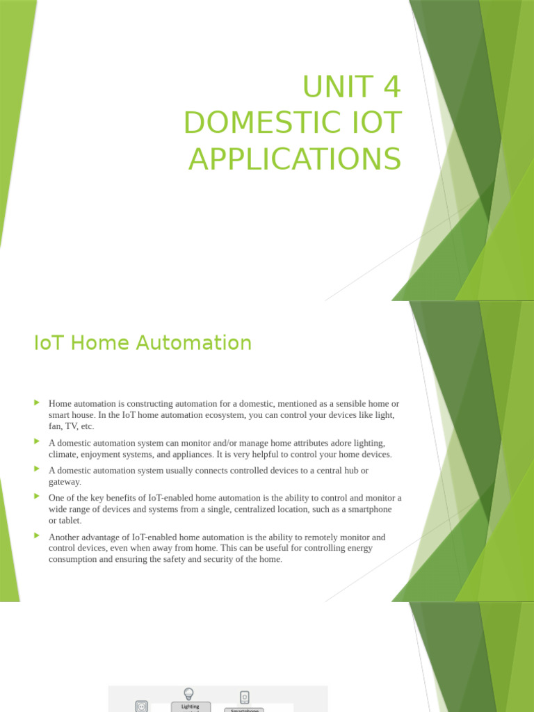 IoT Home Automation and Smart Devices | PDF | Internet Of Things ...