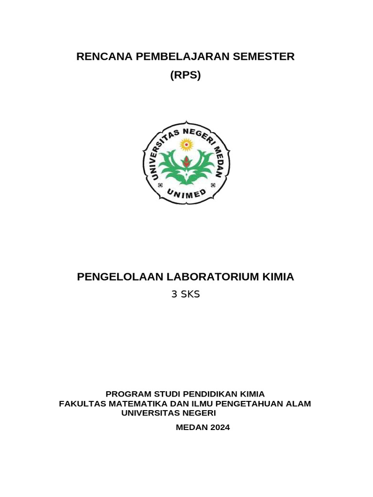 Rps Pengelolaan Lab | PDF