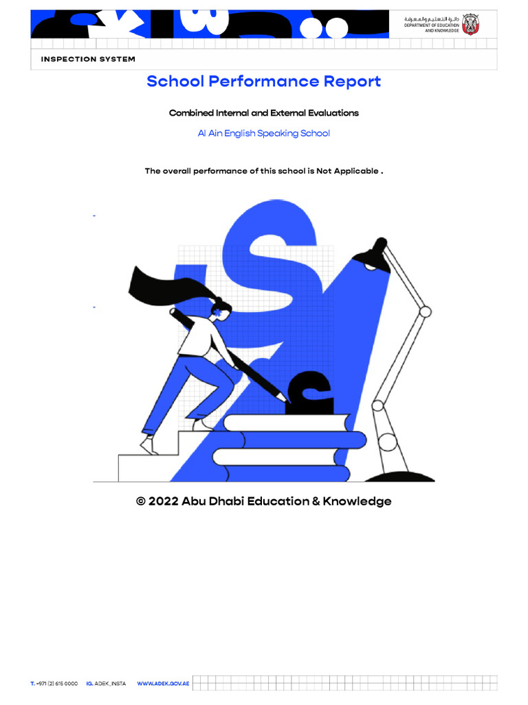 AAESS School Performance Report For Public 2022 | PDF