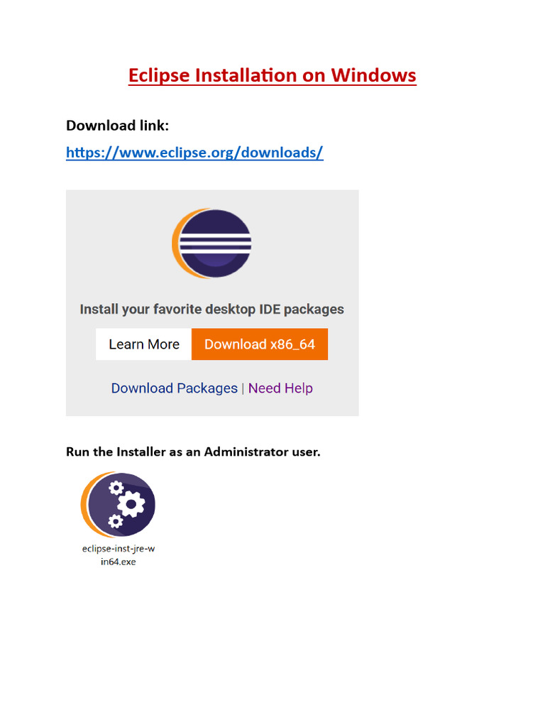 Eclipse+Installation+on+Windows+&+Mac | PDF