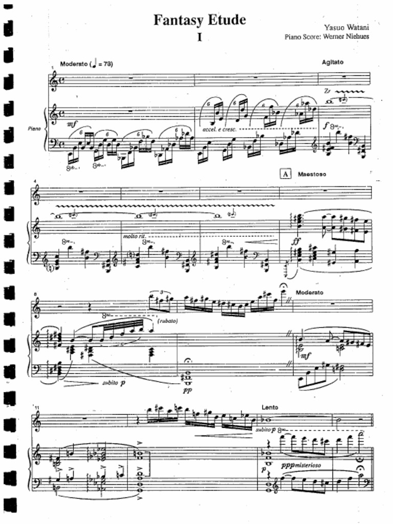 Watani Fantasy Etude | PDF