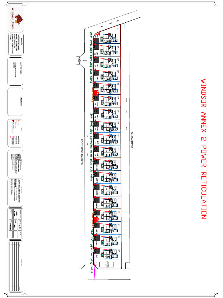 WINDSOR ANNEX 2 POWER RETICULATION UPDATE Model | PDF