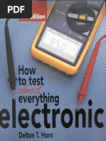 How To Test Almost Everything Electronic 3rd Ed