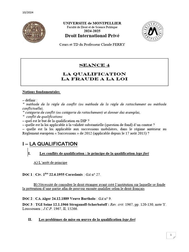 Sujet TD 4 | PDF