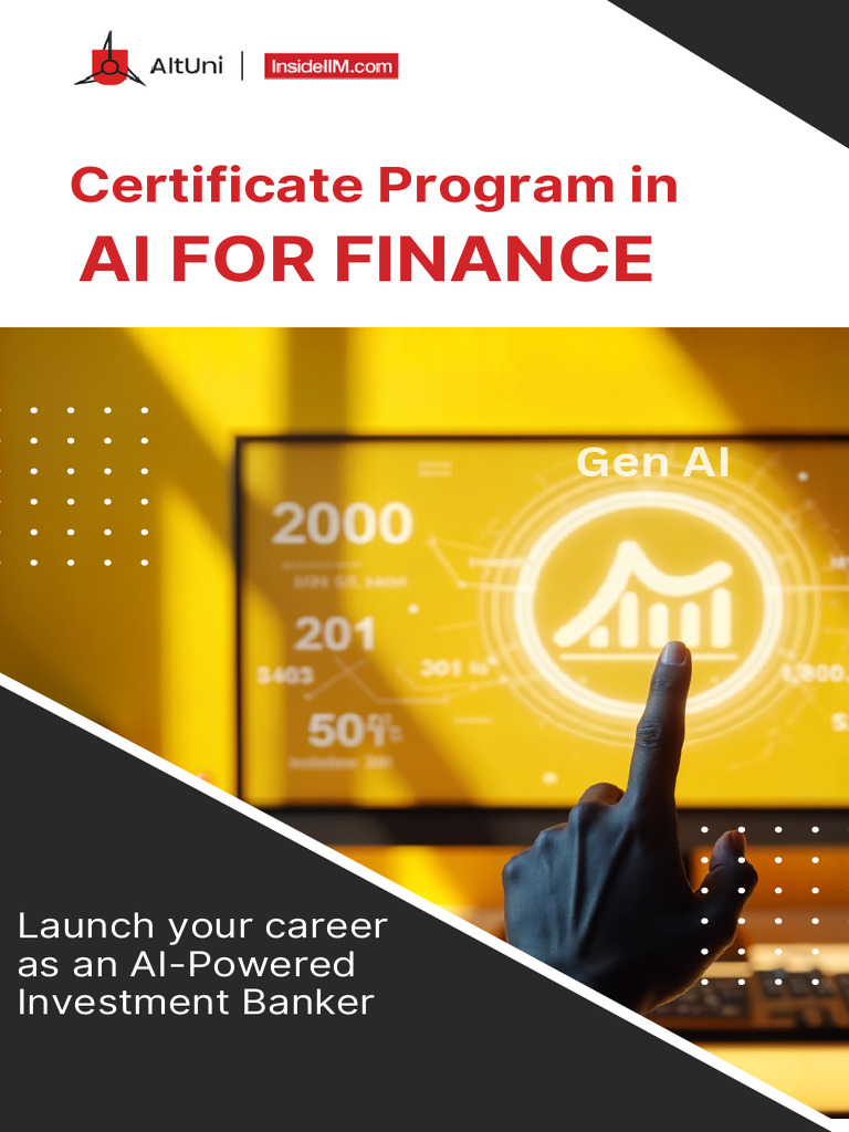 WHICH AI CERTIFICATION IS BEST FOR FINANCE PROFESSIONALS intelligence overview