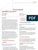 Impacted Incisors Guidelines