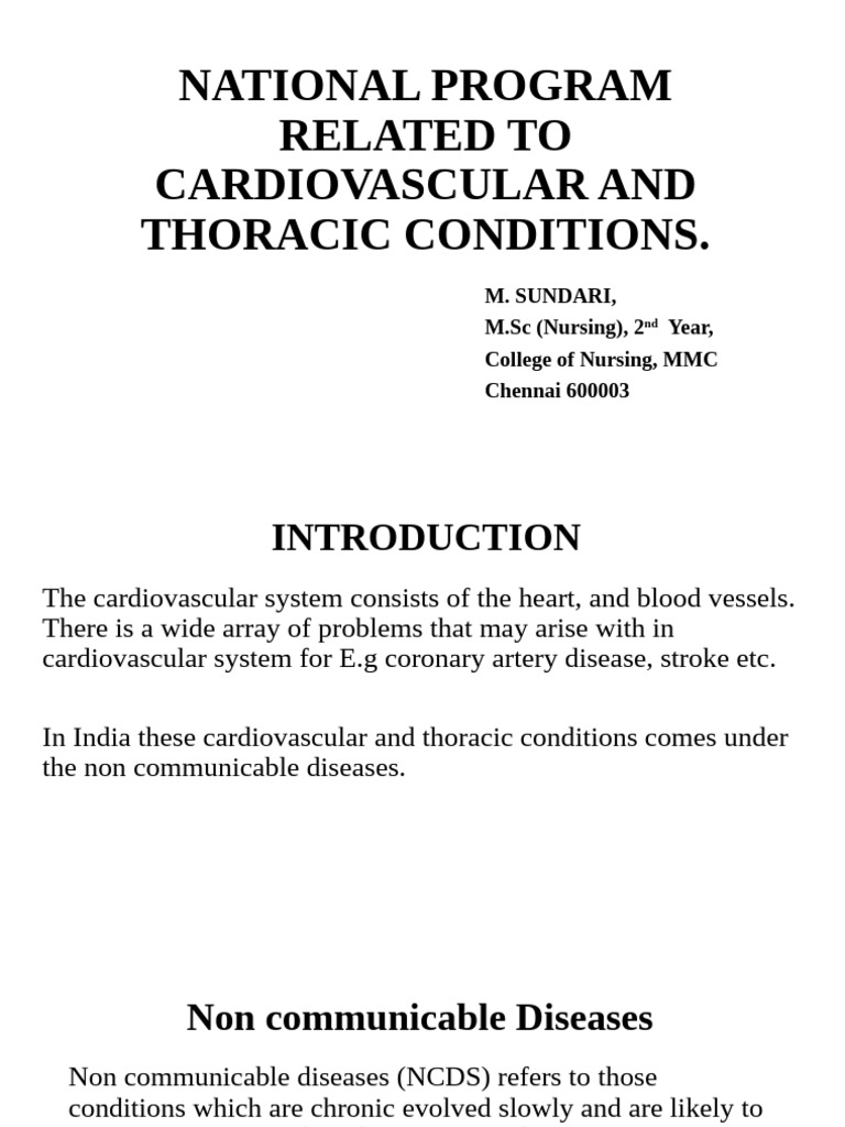Cardiac Programme | PDF