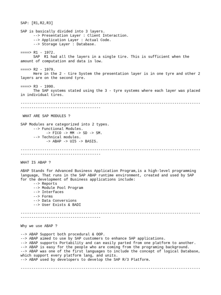 What Is Sap S | PDF