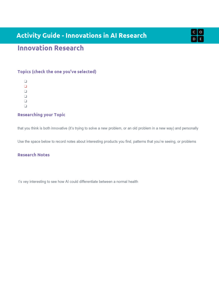 AI Innovations in Healthcare Diagnosis | PDF | Medical Diagnosis ...