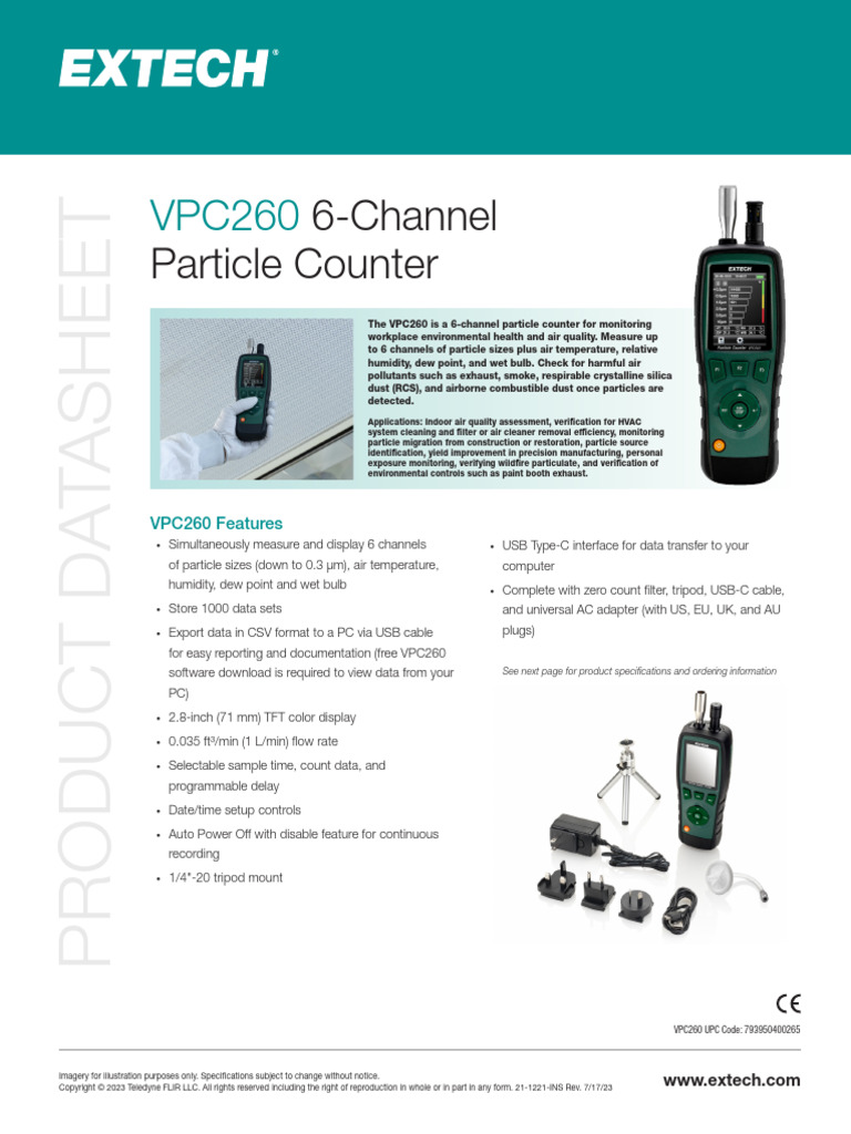 VPC260 | PDF | Particulates | Air Pollution